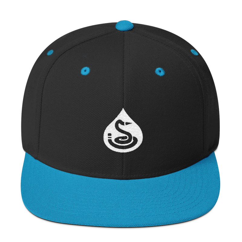 Snake Oil Logo - Droplet Only  - Wool Blend Snapback Cap