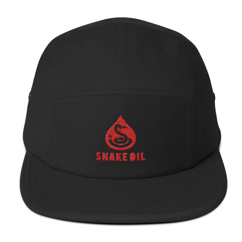Snake Oil Logo  5 Panel Camper Hat